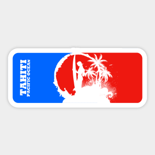 TAHITI Surf Paradise Sticker